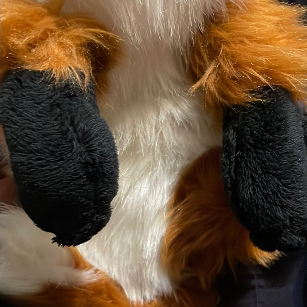 Puppet Folkmanis Red Fox Hand Puppet, Rust brown and white stuffed animal - Picture 10 of 12